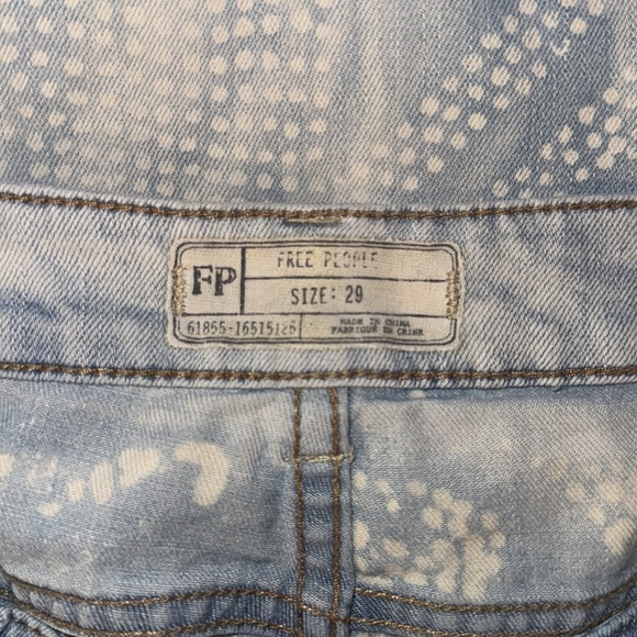 Free People Bali Discharge Flared Denim - Picture 14 of 16